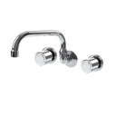 Grifo Cocina Aqualaf Doble Comando - Aq7000 - Pared Pico U Aqualaf