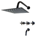 Grifo Ducha Aqualaf Premium con Transferencia - Negro Matte Aqualaf