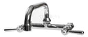 Grifo de Cocina Aqualaf Doble Comando Giro 360 Pared Pico U Aqualaf