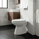 Inodoro Corto Roca Capea Italiana - Porcelana Blanco Roca