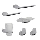 Kit de Accesorios Fv Epuyén 5 Piezas Combo Set Cromo - Baño Fv