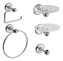 Kit de Accesorios Fv Mikka Cromo 5 Piezas Combo Set - Baño Fv