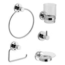 Kit De Accesorios Fv Arizona 5 Piezas Set Combo Cromo - Baño