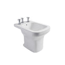 Bidet Ferrum Limay 3 Agujeros Bicomando Porcelana Sanitaria
