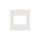 Llave de Luz Sica - Tapa para 2 Módulos - Blanco - Mignon Sica