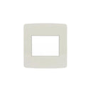 Llave de Luz Sica - Tapa para 2 Módulos - Blanco R - Mignon Sica