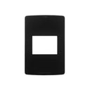 Llave de Luz Sica - Tapa para 2 Módulos - Teclas Negras Sica