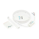 Plafón Led Sica Redondo Techo Superficial 12w Blanco Cálido