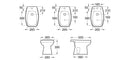 Bidet Roca Monaco 3 Agujeros - Porcelana Blanco Baño