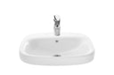 Bacha Roca Debba Monocomando - Lavatorio 1 Agujero Blanco