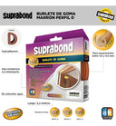 Burlete Suprabond de Goma para Puertas - Marrón