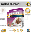 Burlete Autoadhesivo Suprabond de Goma Perfil E Color Marrón