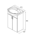 Vanitory Suspendido Roca Mahler 500 Mueble Kendal S. Bacha