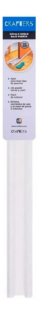 Zócalo Burlete CRAFTERS Doble Bajo Puerta 95cm - Blanco CRAFTERS Ofertas