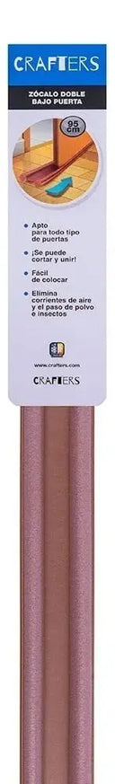 Zócalo Burlete CRAFTERS Doble Bajo Puerta 95cm - Marrón CRAFTERS Ofertas