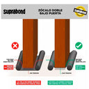 Zócalo Burlete Suprabond Doble Bajo Puerta 95cm - Negro Suprabond