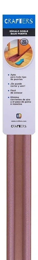 Zócalo Burlete CRAFTERS Doble Bajo Puerta 95cm - Marrón