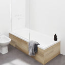 Bañera Ferrum Serena Acrílico 150 cm Color Blanco - Baño
