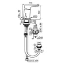 Grifería Para Bidet Fv Jana Monocomando Cromo Cerámico Baño