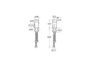 Grifería Bidet Roca Iconia Mono Desagüe Click - Clack - Baño