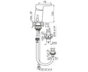 Grifería De Bidet Fv Puelo Monocomando Cerámico Cromo - Baño