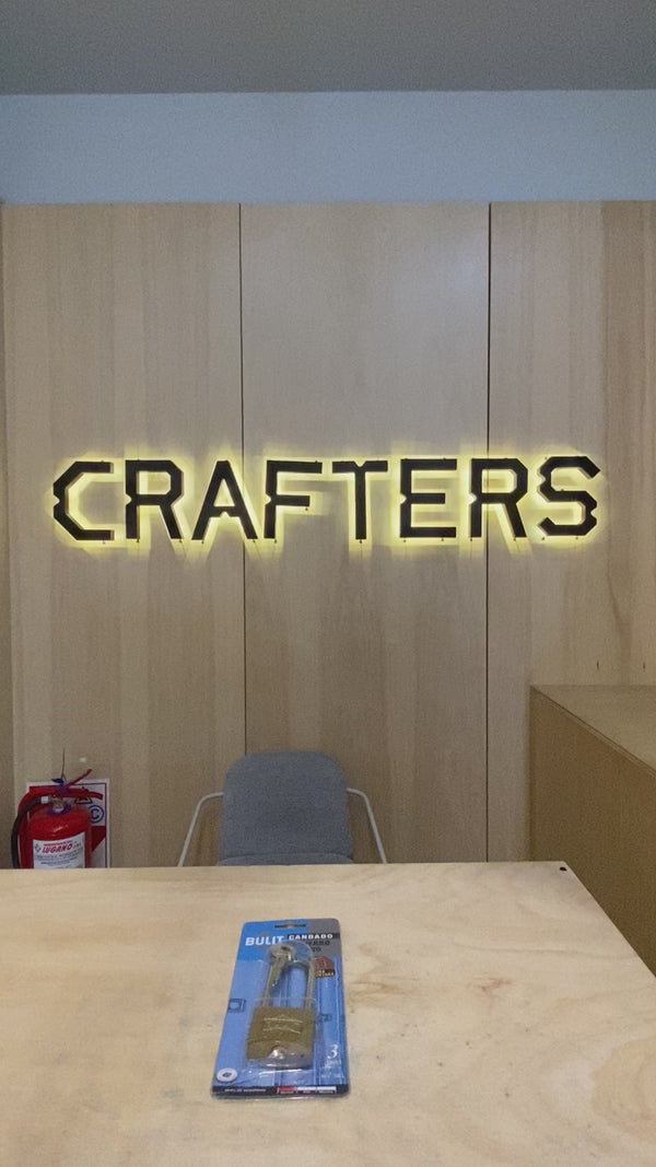 Candado de Hierro Dorado Bulit N° 50 Aro Largo