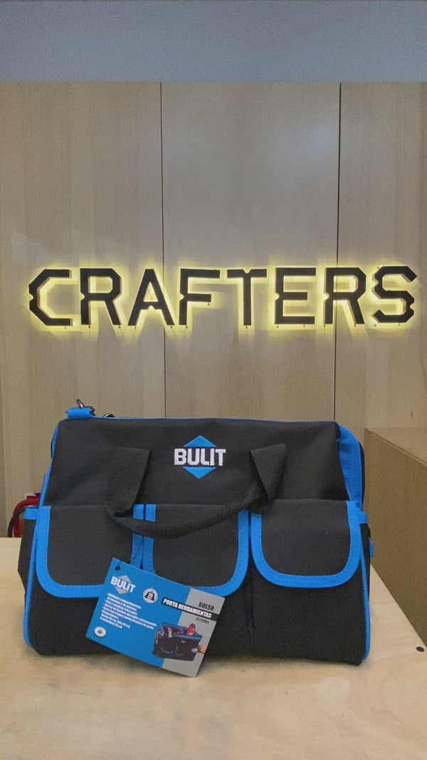 Bolso Porta Herramientas BULIT Reforzado con Correa 20 Kg