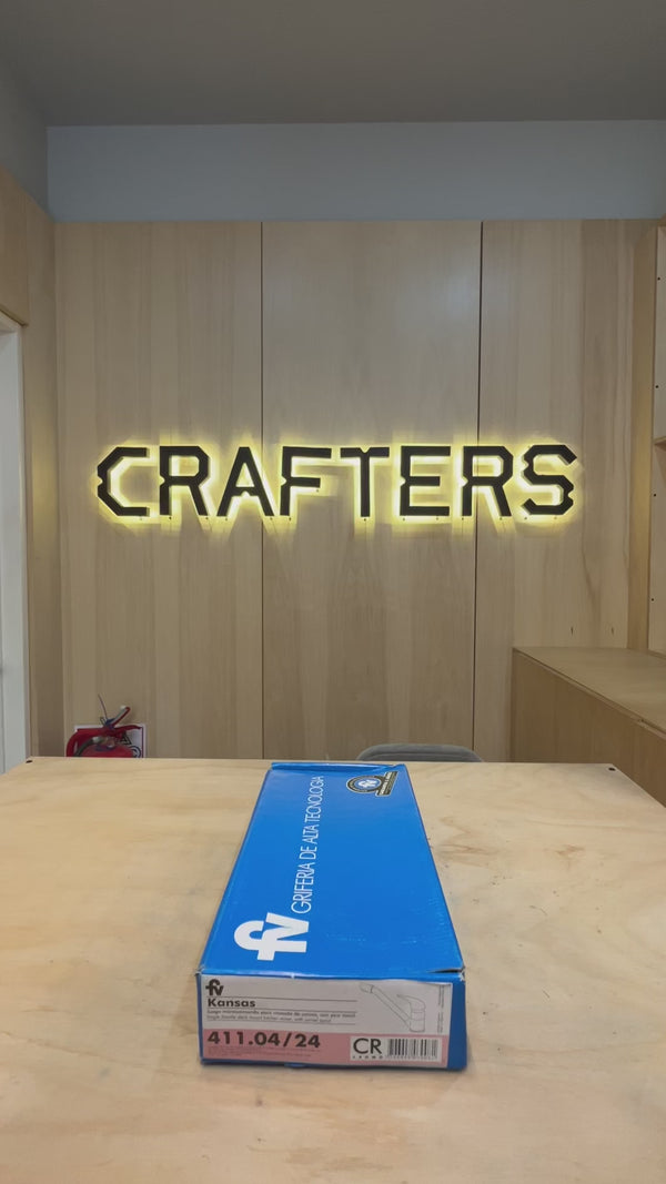 Grifería de Cocina FV Kansas Monocomando Mesada Color Cromo