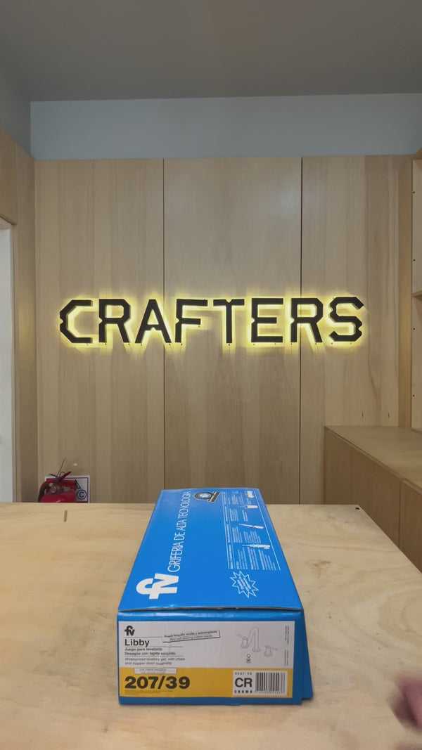 Grifería para Lavatorio FV Libby con Desague Cierre Cerámico