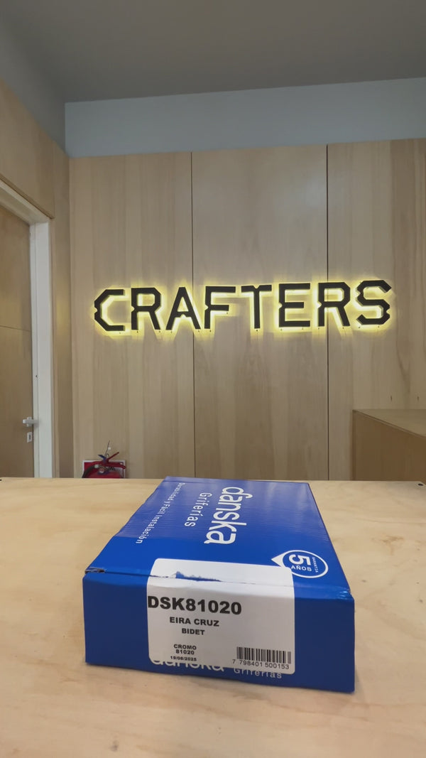 Grifería de Bidet Danska Eira Cruz Bicomando Cromo