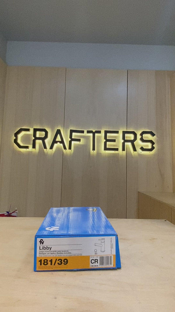 Grifería para Lavatorio FV Libby Monocomando Cerámico Cromo