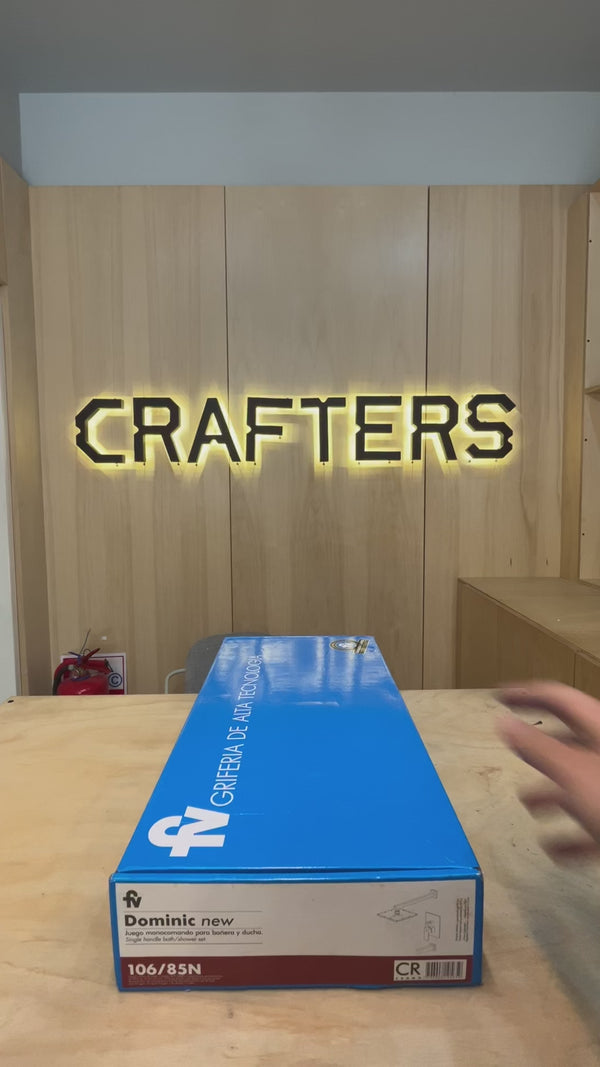 Grifería de Ducha FV Dominic New Monocomando C/transf Cromo