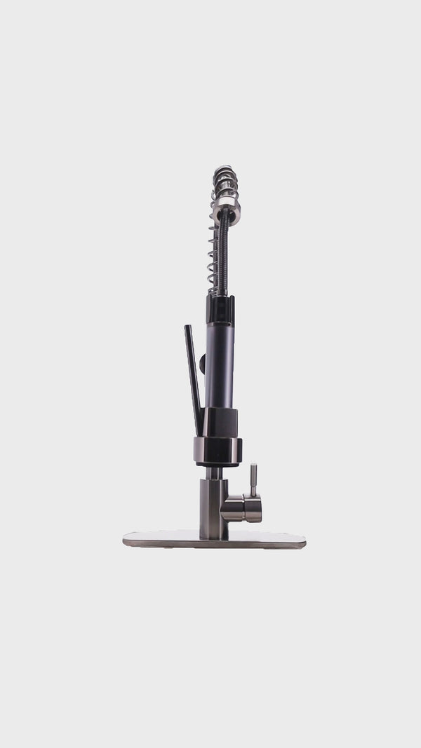 Grifería de Cocina Monocomando Danska Lumi Acero Inoxidable