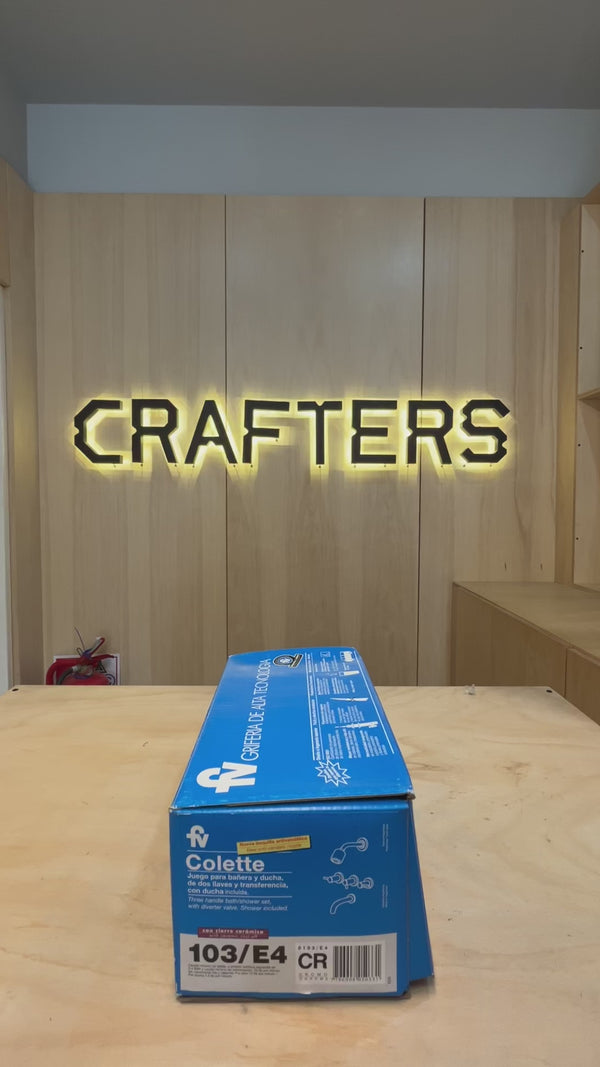 Grifería para Ducha FV con Transferencia Acabado Cromo Baño