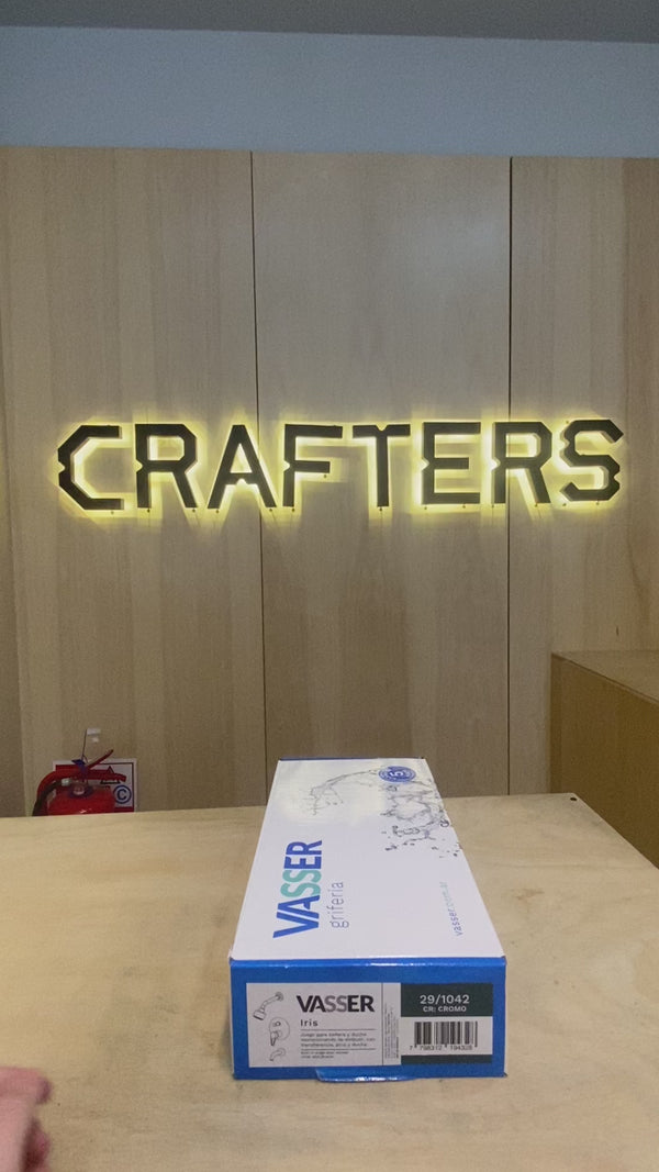 Grifería Ducha Vasser Iris Monocomando Transferencia - Baño