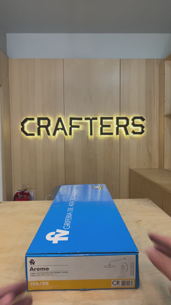 Grifería de Ducha FV Aromo Cierre Cerámico Ctransf. Cromo