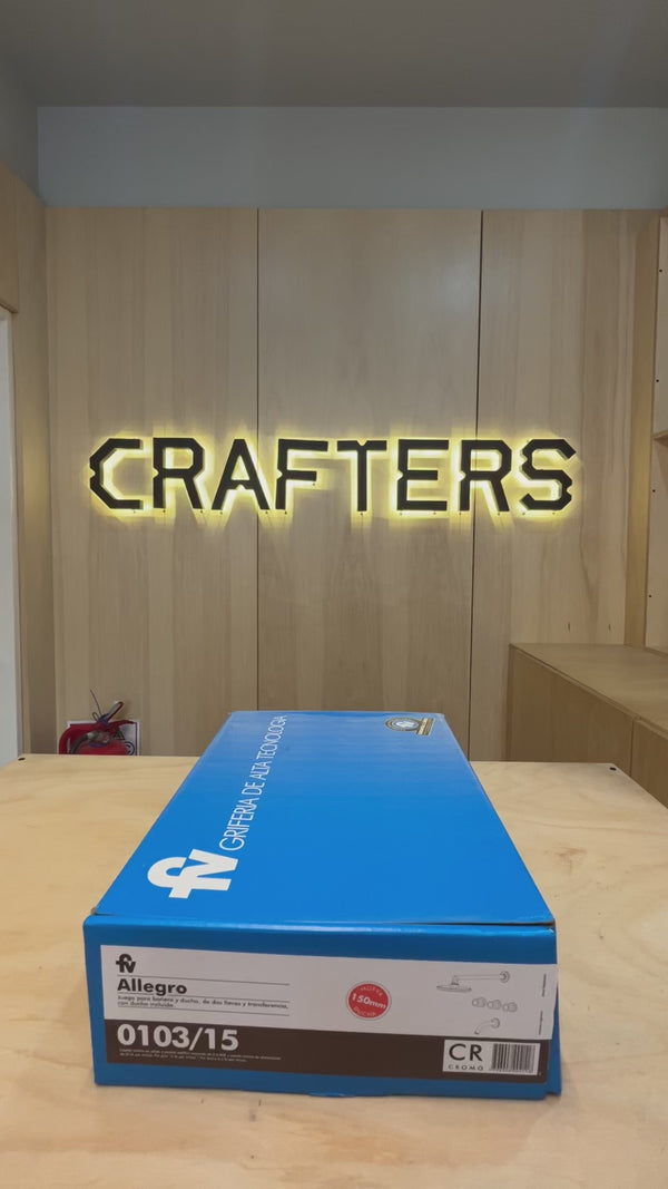 Grifería para Ducha FV Allegro Compresión C/transf. Cromo