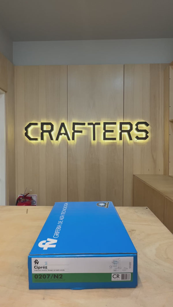 Grifería para Lavatorio FV Ciprés con Desague Cromo - Baño