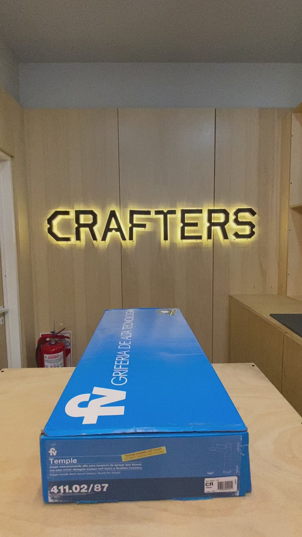 Grifería para Lavatorio FV Temple Monocomando Cromo - Baño