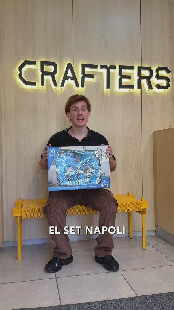 Video de Combo Accesorios AQUALAF Napoli 7 Piezas CRAFTERS