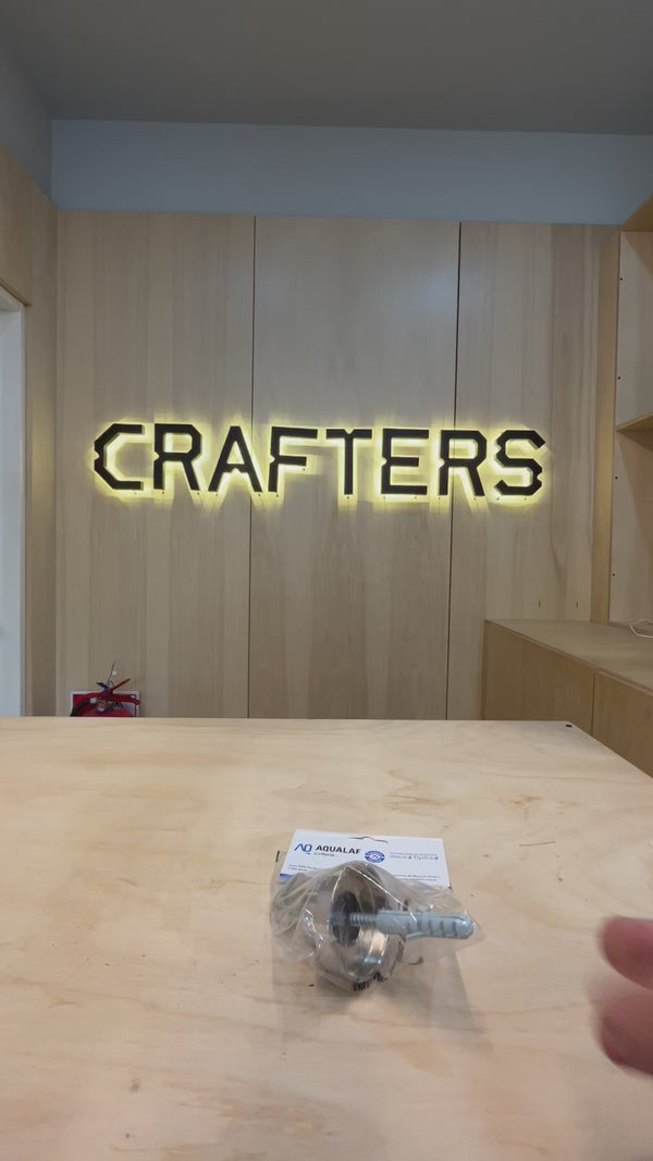 Percha Aqualaf de Metal Cromado - Napoli - Garantía 5 Años