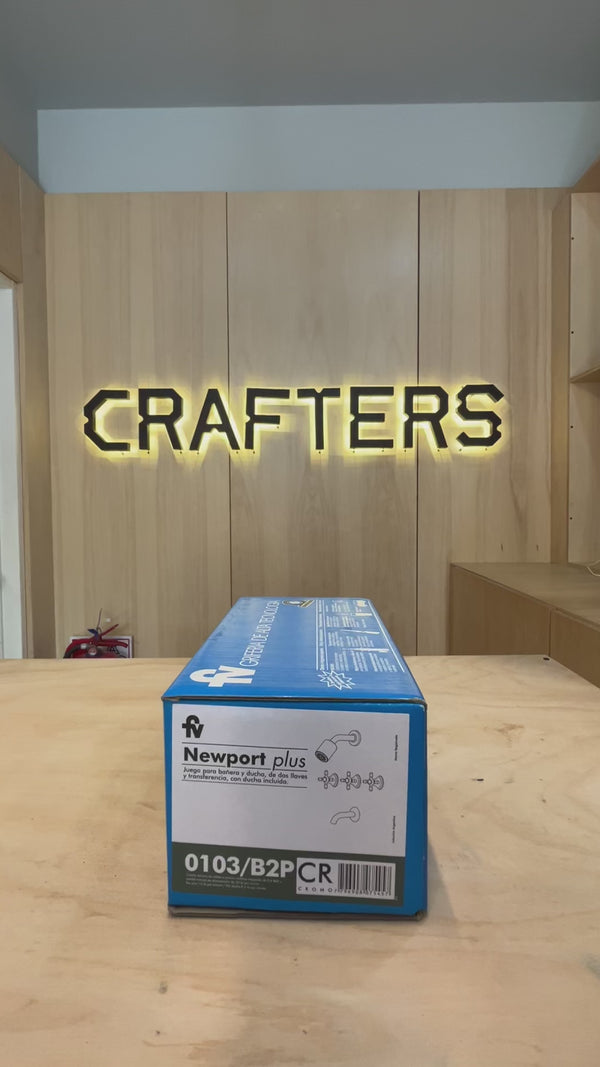 Grifería de Ducha FV Newport Plus con Transferencia Cromado