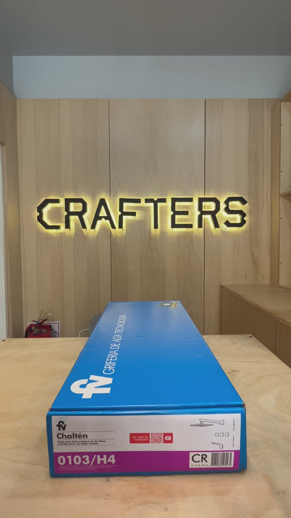 Grifería de Ducha FV Chaltén con Transferencia Cromo - Baño