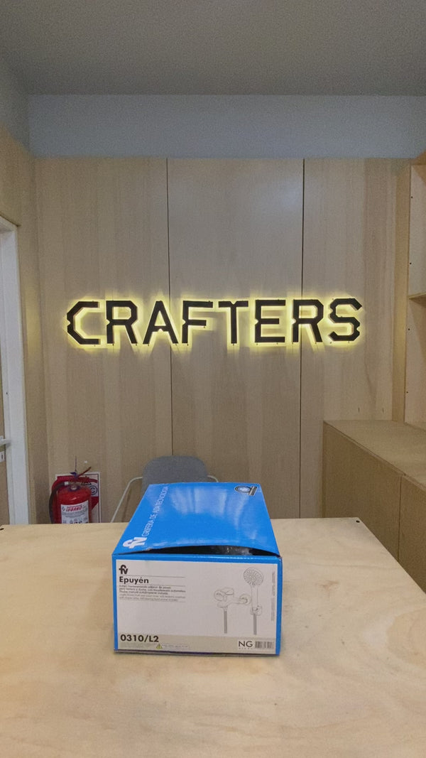 Grifería de Ducha FV Epuyén Monocomando Exterior Manual Negro